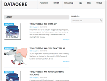 Tablet Screenshot of dataogre.com